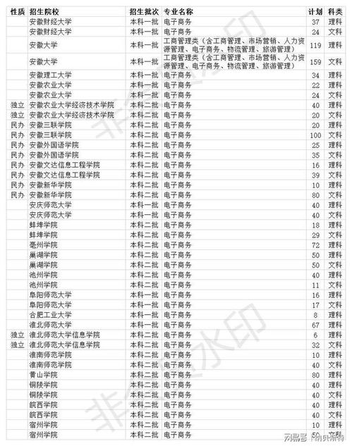 十大电子商务专业排名